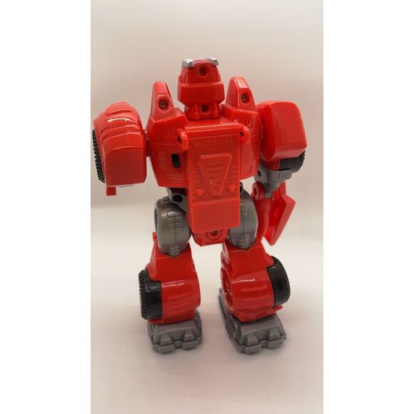 Hap-P Kid Walking Robot Toy Action Figure w Lights & Sounds 7.5 in TESTED/WORKS - Picture 3 of 5